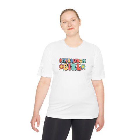 Pittsburgh Girl Retro Sport-Tek Unisex Moisture Wicking Tee