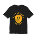 Retro Pittsburgh Hockey Mask Shirt - Short Sleeve Tee T-Shirt Printify Black S