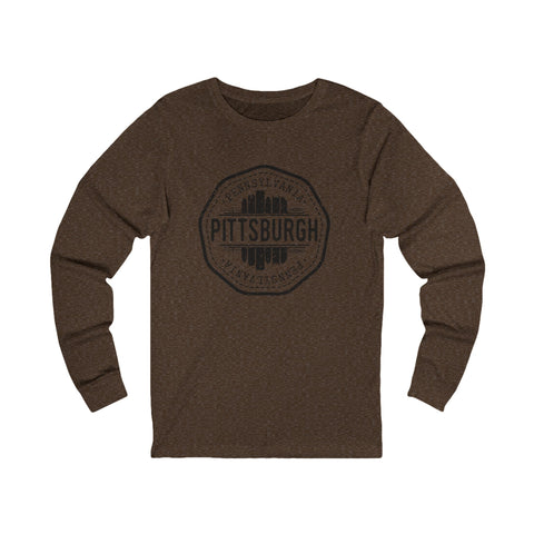 Pittsburgh Vintage Stamp - Unisex Long Sleeve Tee