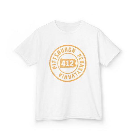 412 Pittsburgh Stamp - Kids Graphic T-Shirt