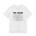 The 'Burgh Retro Map   - Short Sleeve Tee T-Shirt Printify   