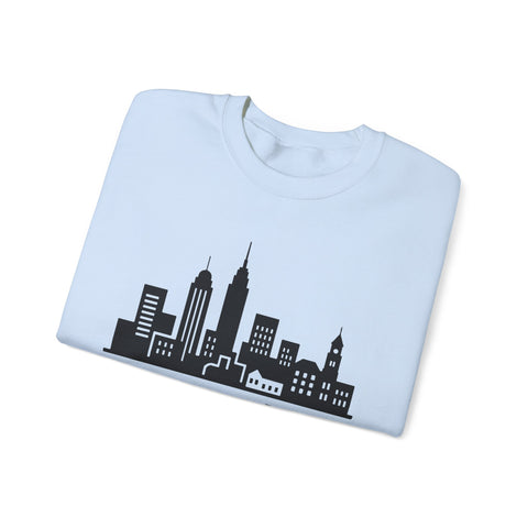 Pittsburgh Skyline Graphic - Heavy Blend™ Crewneck Sweatshirt