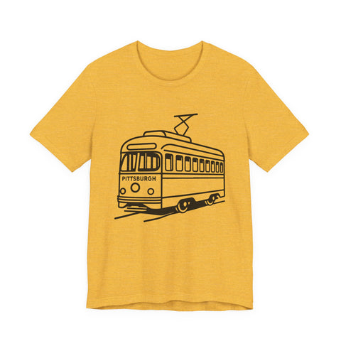 Pittsburgh Trolley - Unisex Jersey Short Sleeve Tee