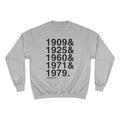 Pittsburgh Pirates World Series Ampersand - Champion Crewneck Sweatshirt Sweatshirt Printify Light Steel S 