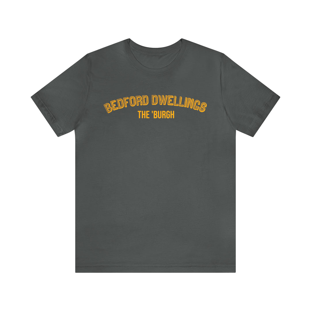 Bedford-Dwellings  - The Burgh Neighborhood Series - Unisex Jersey Short Sleeve Tee T-Shirt Printify Asphalt S 