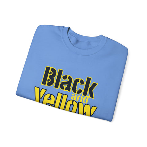 Pittsburgh Black and Yellow - Heavy Blend™ Crewneck Sweatshirt