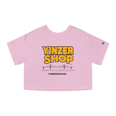 YinzerShop Serving Since 2015 - Champion Women's Heritage Cropped T-Shirt T453W T-Shirt Printify Pink Candy XS