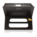 Pittsburgh Panthers - X-Grill Portable Charcoal BBQ Grill Grill Picnic Time Family of Brands Black  