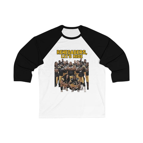 Renegaders Let's Ride Baseball Tee – Vintage Football Team Raglan