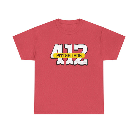412 Pittsburgh - Unisex Heavy Cotton Tee
