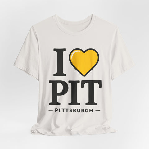I Heart PIT - Unisex Jersey Short Sleeve Tee