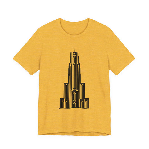 Pitt Cathedral of Learning - Unisex Jersey Short Sleeve Tee