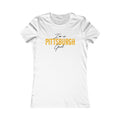 I'm a Pittsburgh Girl Women's Slim Feminine Fit Tee T-Shirt Printify White S