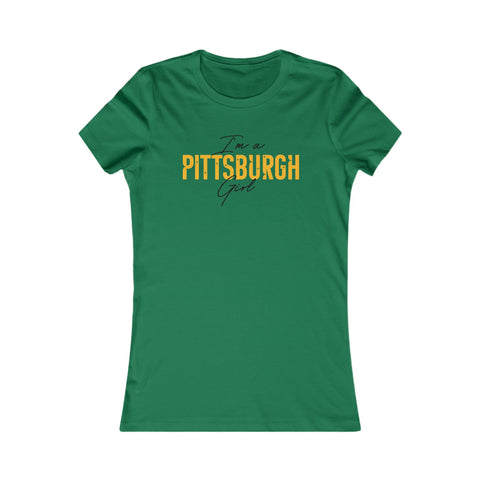 I'm a Pittsburgh Girl Women's Slim Feminine Fit Tee T-Shirt Printify Kelly S