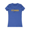 I'm a Pittsburgh Girl Women's Slim Feminine Fit Tee T-Shirt Printify True Royal S