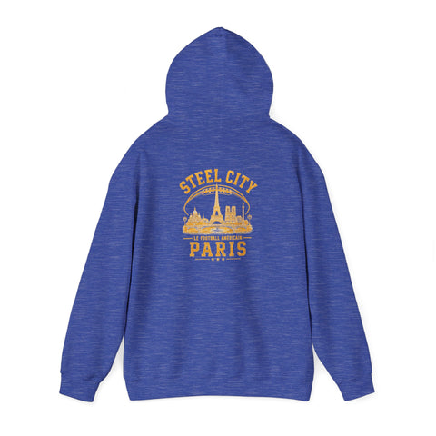 Steel City Paris - Unisex Heavy Blend™ Hooded Sweatshirt (Design on Back)