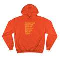 Famous Pittsburgh Pirates Ampersand - Champion Hoodie Hoodie Printify Orange S 