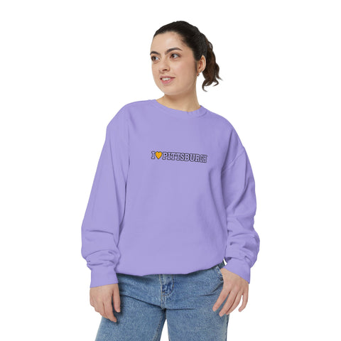 I Love Pittsburgh Heart Comfort Colors® 1566 Sweatshirt