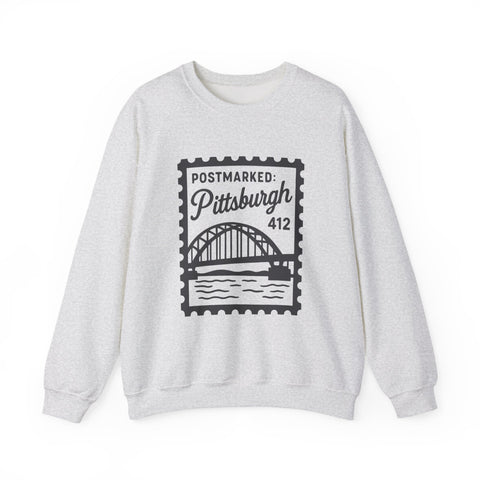 Vintage Pittsburgh Stamp - Heavy Blend™ Crewneck Sweatshirt