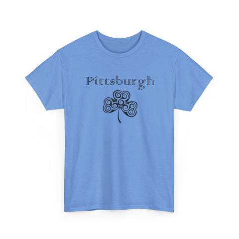 Pittsburgh Irish Clover - Unisex Heavy Cotton Tee