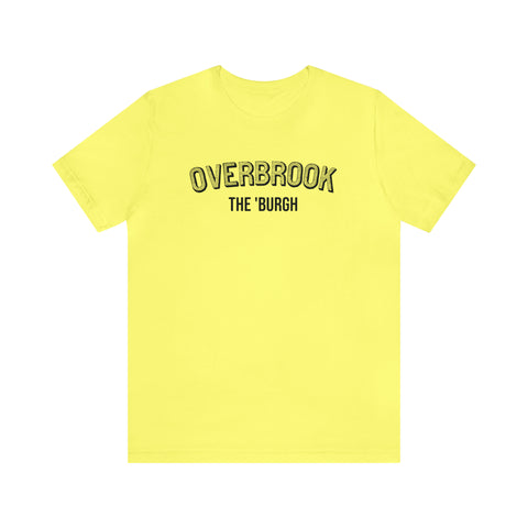 Overbrook - The Burgh Neighborhood Series - Unisex Jersey Short Sleeve Tee T-Shirt Printify Yellow M 