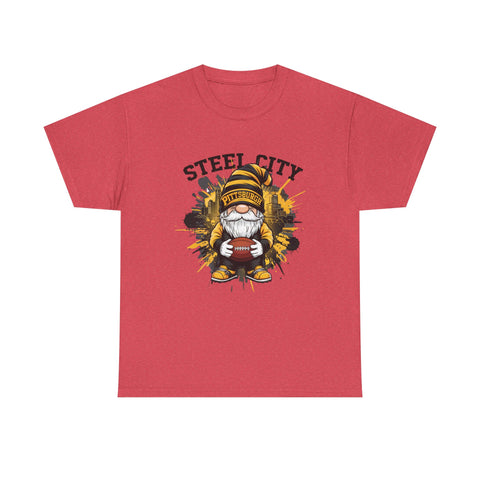 Steel City Gnome - Unisex Heavy Cotton Tee