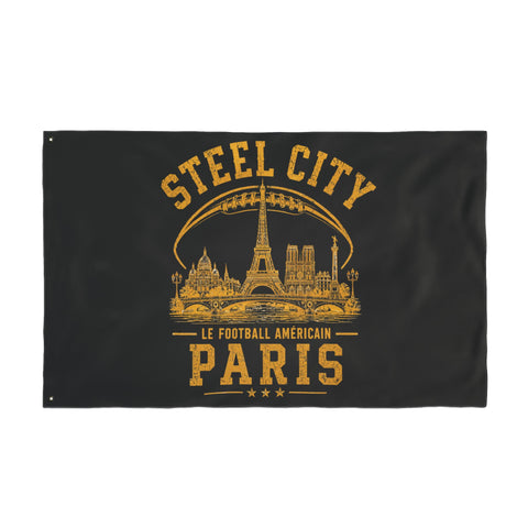 Steel City Paris - Double Sided Flag