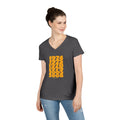 Winning Years: Pittsburgh Football Championship Titles - Ladies' V-Neck T-Shirt V-neck Printify