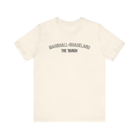 Marshall-Shadeland - The Burgh Neighborhood Series - Unisex Jersey Short Sleeve Tee T-Shirt Printify Natural S 