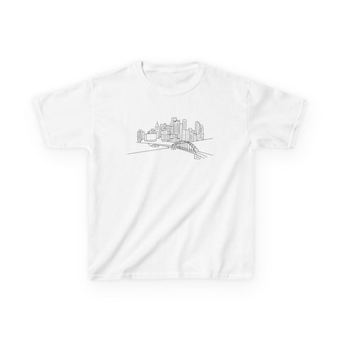 Pittsburgh Skyline - Kids Graphic T-Shirt
