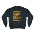 Famous Pittsburgh Penguins Ampersand - Champion Crewneck Sweatshirt Sweatshirt Printify Black S 