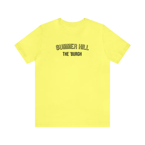 Summer Hill - The Burgh Neighborhood Series - Unisex Jersey Short Sleeve Tee T-Shirt Printify Yellow S 