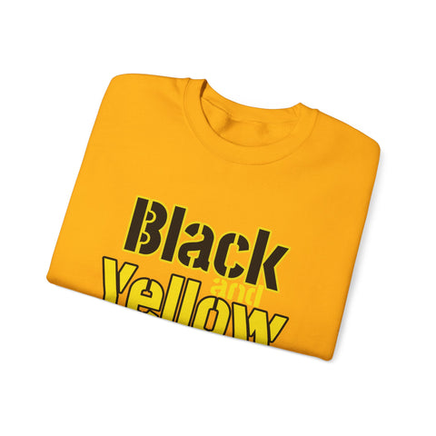 Pittsburgh Black and Yellow - Heavy Blend™ Crewneck Sweatshirt