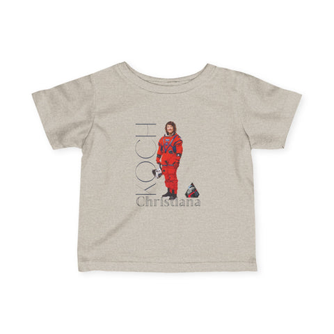 Artemis 2 Astronaut Christiana Koch Graphic Infant Fine Jersey Tee