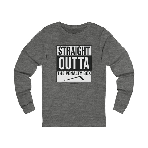 Straight Outta the Penalty Box - Long Sleeve Tee Long-sleeve Printify