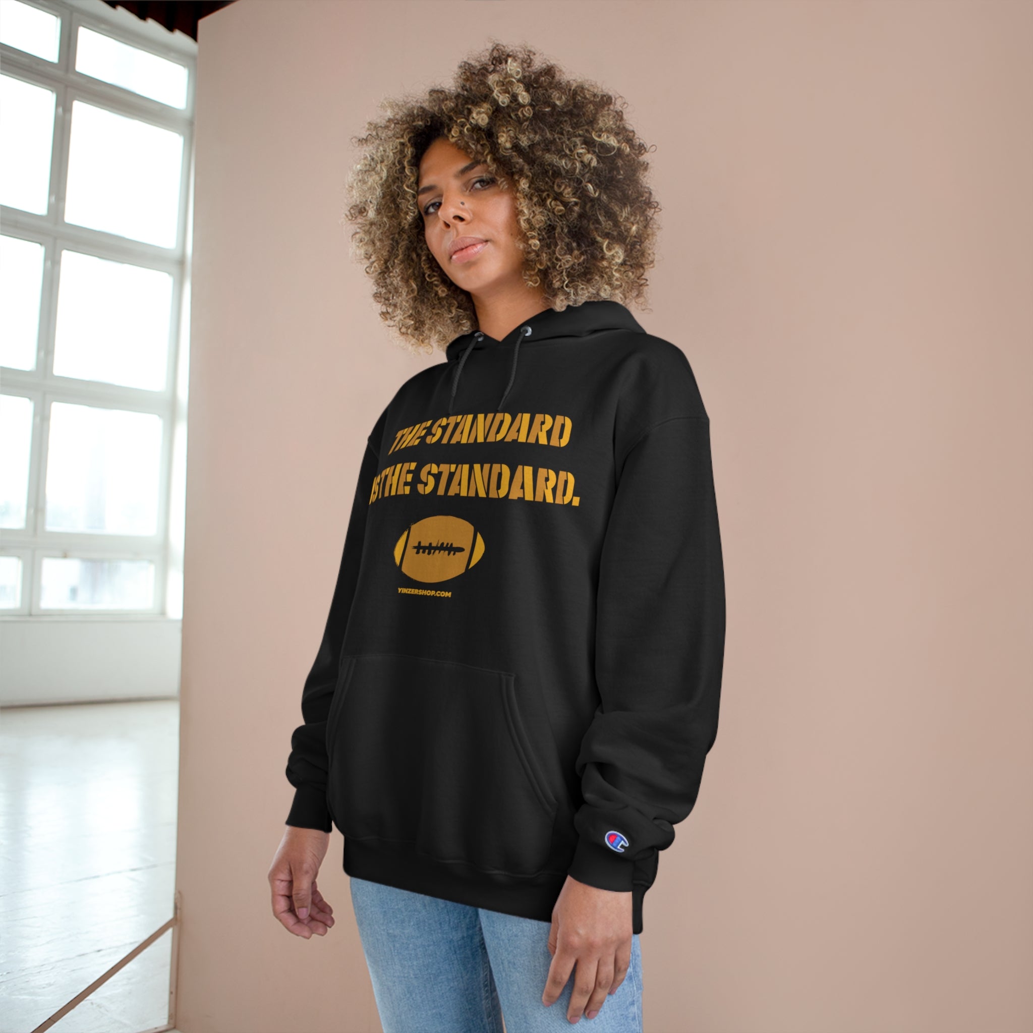 The Standard Is The Standard Two Tone Champion Hoodie