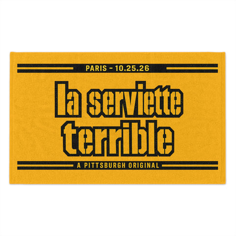 Pittsburgh Steelers French Towel – "La Serviette Terrible"
