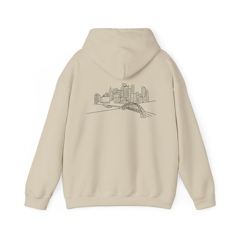 Pittsburgh Skyline Unisex Heavy Blend™ Hooded Sweatshirt