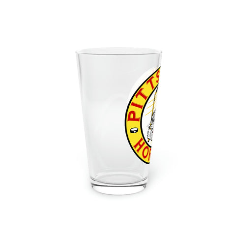 Pittsburgh Hornets Pint Glass  Vintage Ice Hockey   