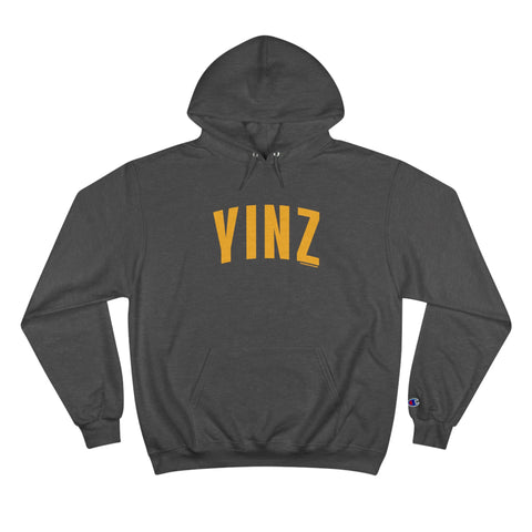 Yinz - Champion Hoodie Hoodie Printify Charcoal Heather S 