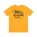 Yinzer Yacht Club - PRINT ON BACK - Short Sleeve Tee T-Shirt Printify Gold S 