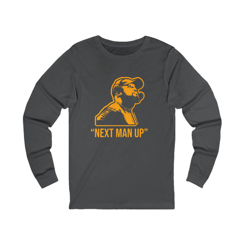 Next Man Up - Tomlin Quote - Long Sleeve Tee Long-sleeve Printify S Asphalt