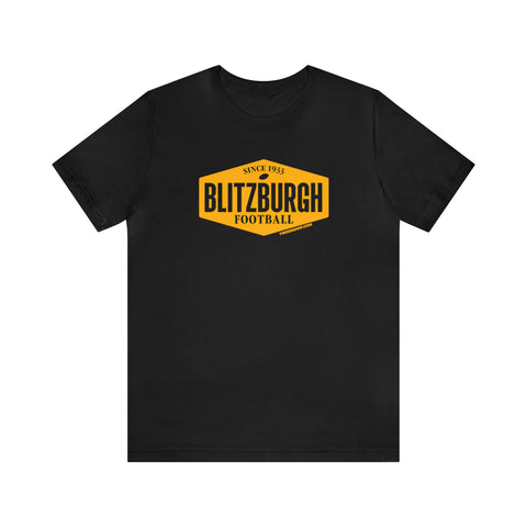 Blitzburgh Crest - Short Sleeve Tee T-Shirt Printify Black S 