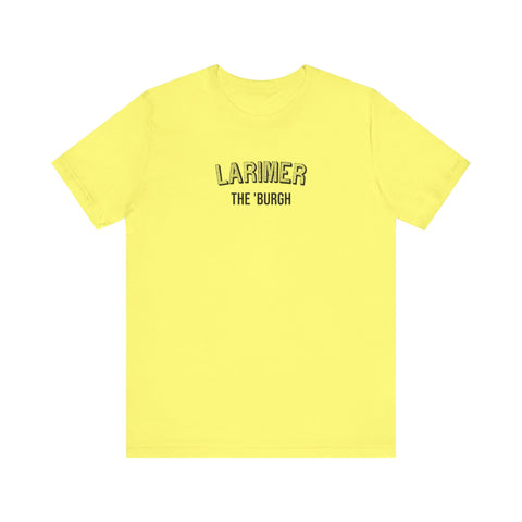 Larimer - The Burgh Neighborhood Series - Unisex Jersey Short Sleeve Tee T-Shirt Printify Yellow S 