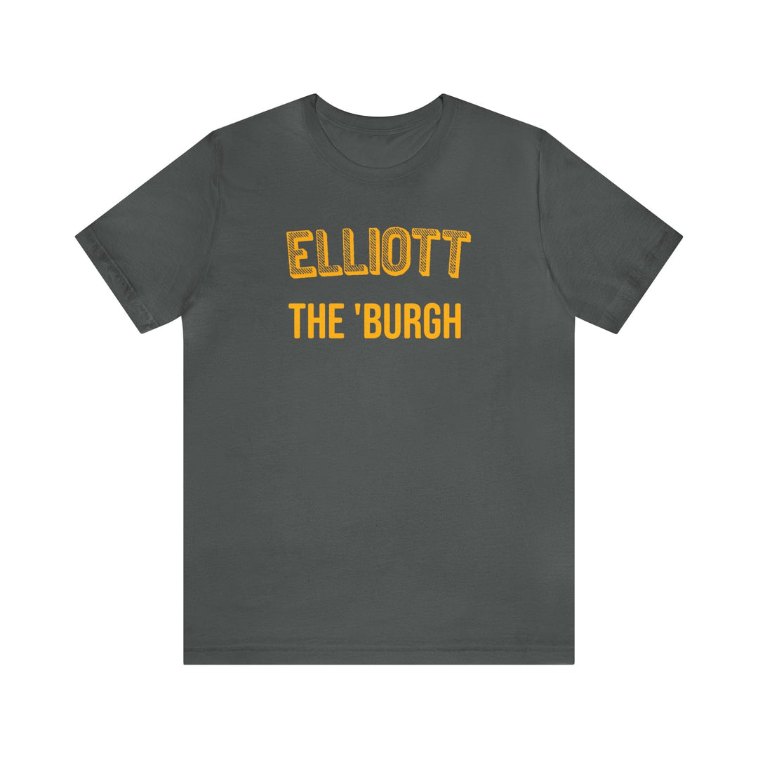 Elliott  - The Burgh Neighborhood Series - Unisex Jersey Short Sleeve Tee T-Shirt Printify Asphalt S 