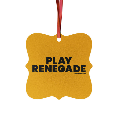 Pittsburgh Play Renegade Aluminum Ornaments (1pc, 5pcs, 10pcs, 20pcs) Home Decor Printify Square 1 pc One Size