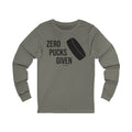 Zero Pucks Given - Long Sleeve Tee Long-sleeve Printify S Grey TriBlend 