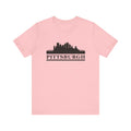 Pittsburgh Downtown Skyline Design T-Shirt  - Unisex bella+canvas 3001 T-Shirt Printify Pink S 