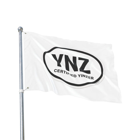 YNZ Certified Yinzer Double Sided Flag