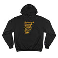 Famous Pittsburgh Pirates Ampersand - Champion Hoodie Hoodie Printify Black S 